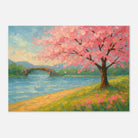 Unframed 21x29.7 cm 8x12" - “Whispers of Spring” | Cherry Blossom Landscape - Play By Print