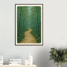 # all-groups - Bamboo Forest Path – Gouache Landscape Art Print - Play By Print