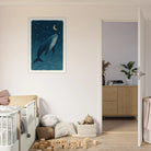 # all-groups - Whale Wishes Under the Moon – Magical Nursery Art Print - Play By Print
