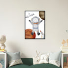 # all-groups - Watercolour Astronaut Space Adventure Wall Art - Olga