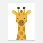 Unframed - Giraffe – Minimalist Animal Art Print | Safari Nursery or Kids' Room Poster - Play By Print
