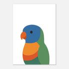 Unframed - Rainbow Lorikeet – Australian Bird Art Print - Play By Print