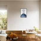 # all-groups - Watercolour Astronaut Standing on Planet Wall Art - Olga