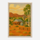 Wood frame 40x60 cm 16x24″ - Outback Homestead – Australian Farmhouse Canvas Wall Art - Play By Print