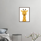 # all-groups - Giraffe – Minimalist Animal Art Print | Safari Nursery or Kids' Room Poster - Play By Print
