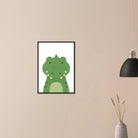 # all-groups - Crocodile – Minimalist Jungle Animal Art Print - Play By Print
