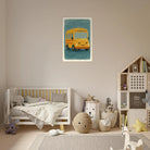 # all-groups - Happy School Bus – Whimsical Nursery Art Print - Play By Print