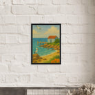 # all-groups - Seaside Jetty – Coastal Pelican Canvas Wall Art - Play By Print