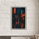 # all-groups - City Shadows – Rainy Night in Tokyo Neon Alley Print - Play By Print