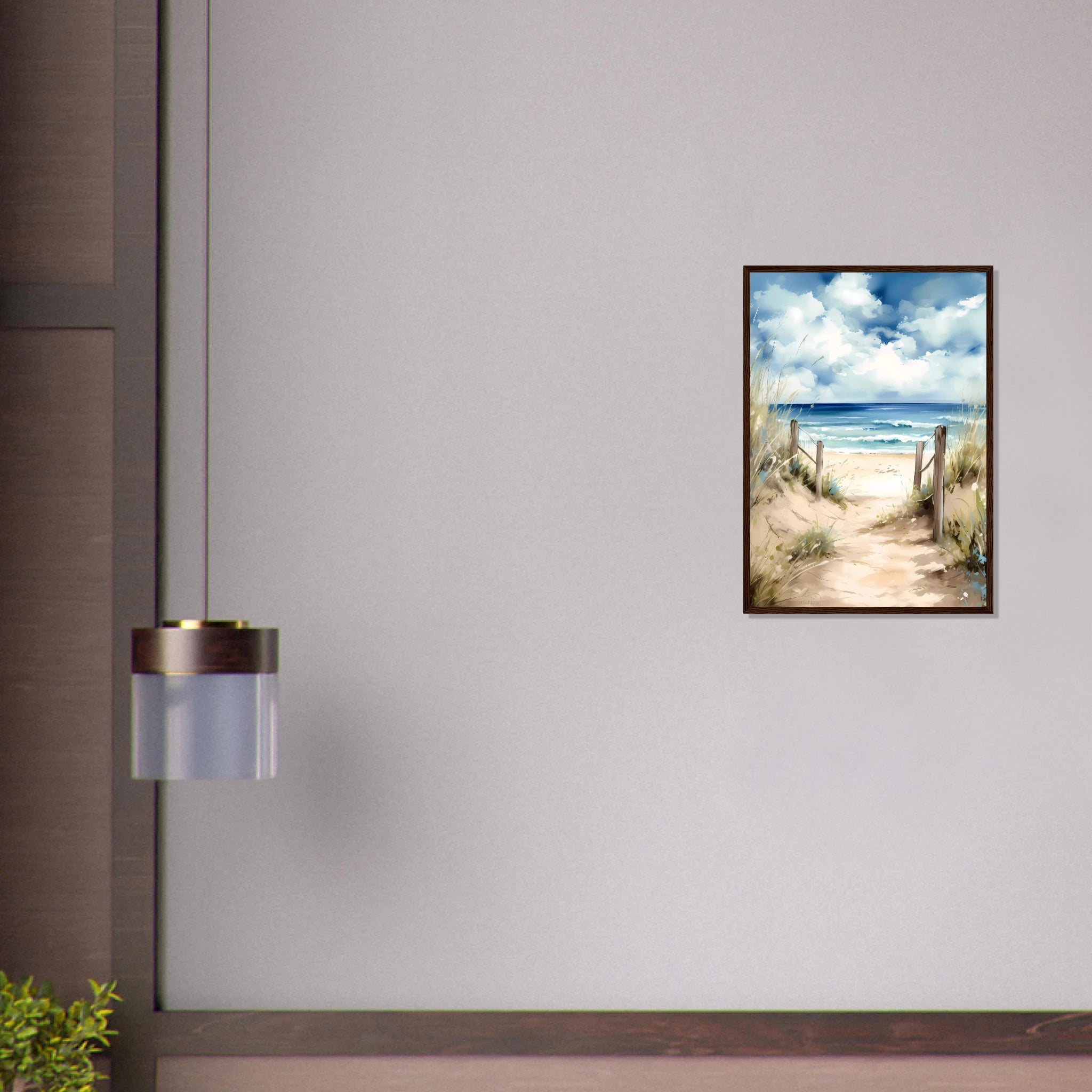 # all-groups - Ocean Pathway – Coastal Art Print - Play By Print