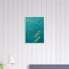 # all-groups - Ocean Swimmers Wall Art | Textured Painterly Sea Print - Play By Print