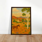 # all-groups - Outback Horse & Gum Tree Canvas Wall Art - Play By Print