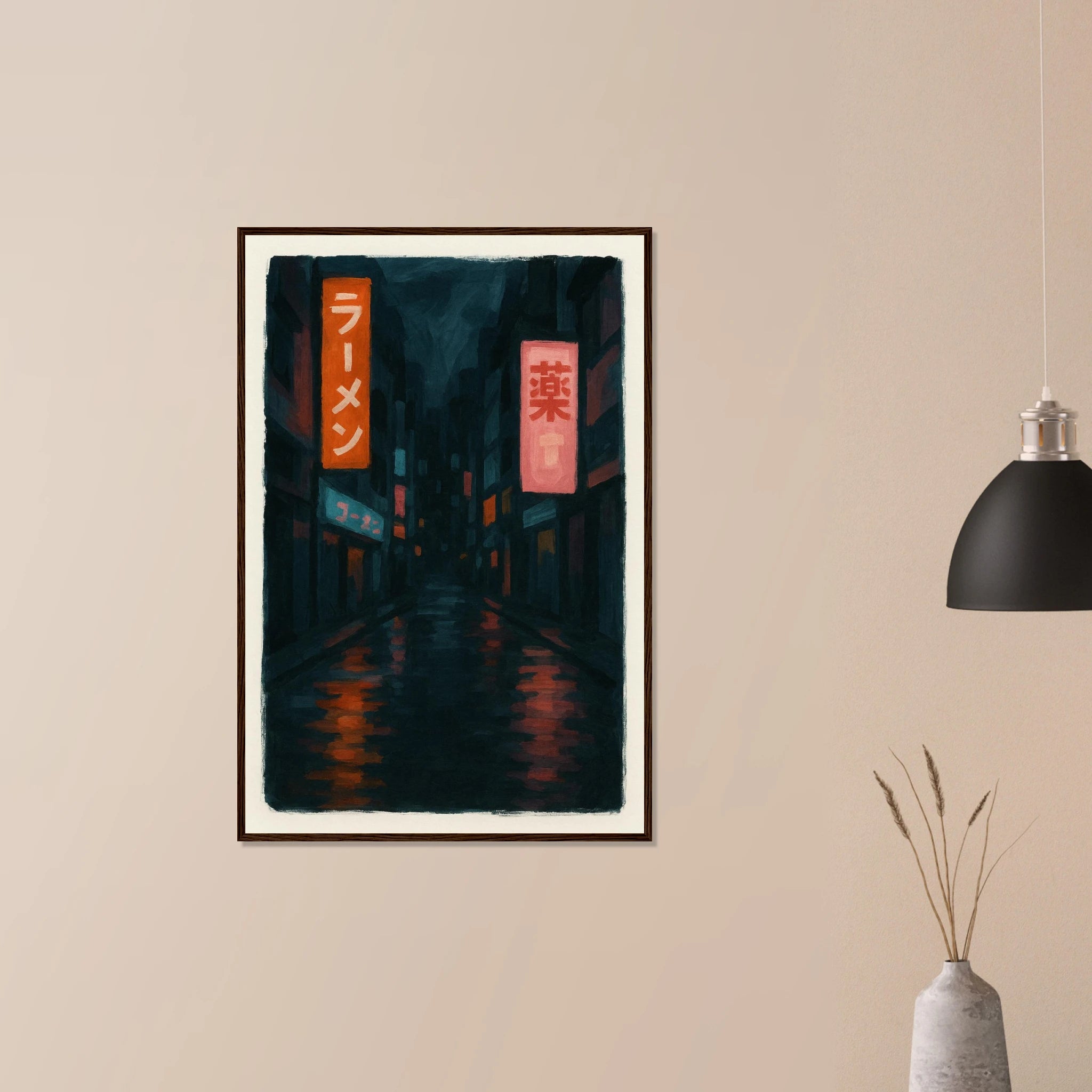 # all-groups - Midnight Neon – Tokyo Alley Art Print - Play By Print