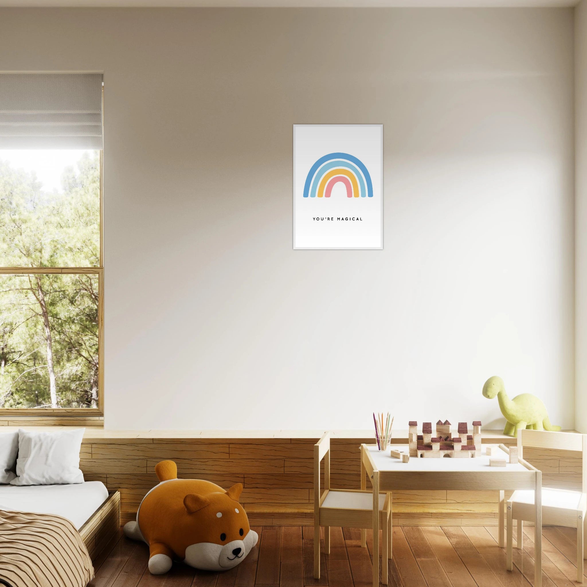 # all-groups - You’re Magical Rainbow Poster | Positive Nursery Wall Art - Elena