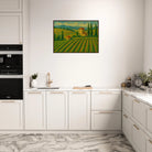 # all-groups - Tuscan Serenity – Golden Vineyard Landscape Wall Art Print - Play By Print