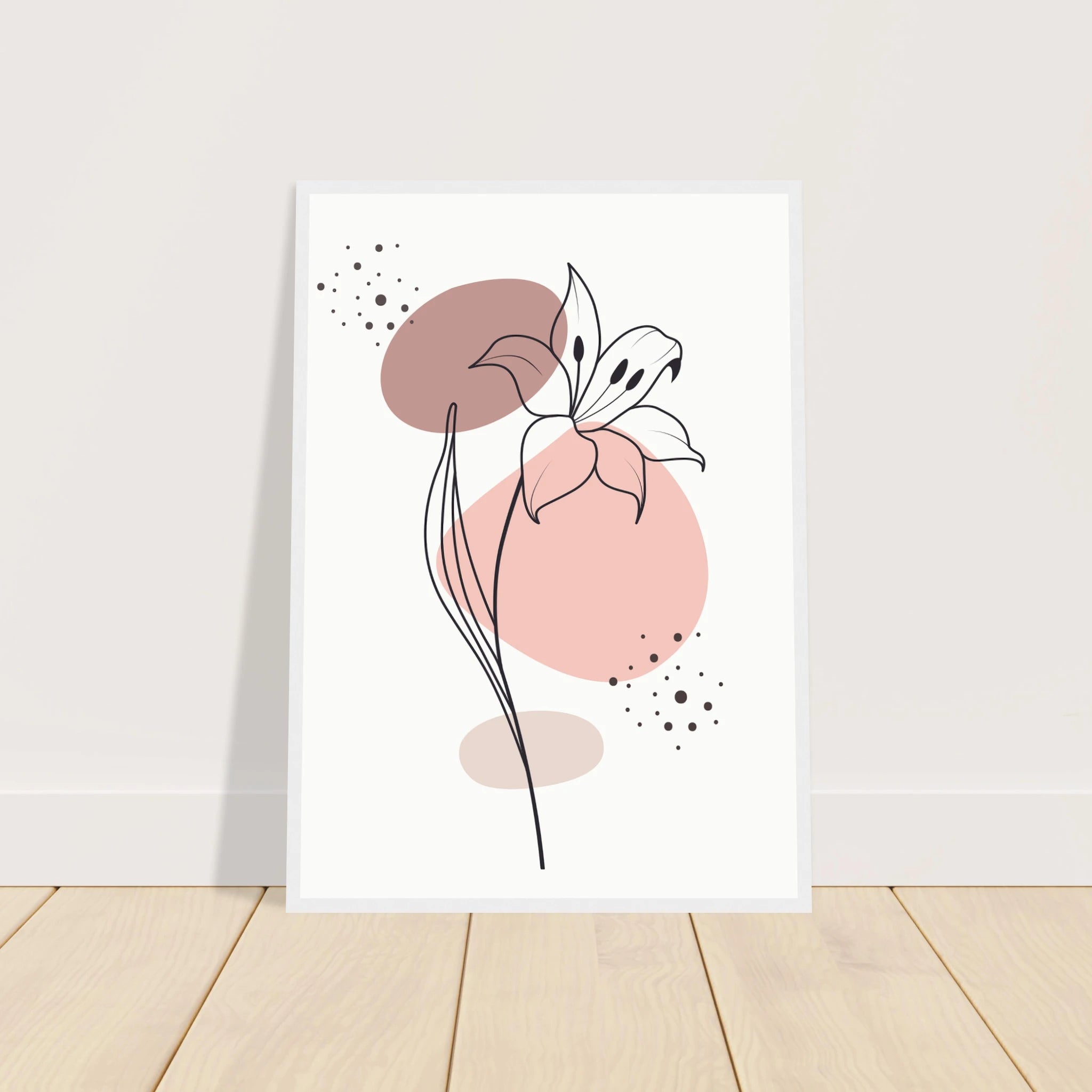 # all-groups - Minimalist Lily Flower Art Print - Jerin