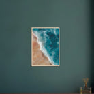 # all-groups - Stormy Shoreline – Moody Coastal Watercolour Art Print - Daisy