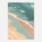Unframed - Coastal Horizon Abstract Costal Art | Centre Panel - Play By Print