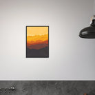 # all-groups - Golden Peaks – Warm Sunset Mountain Landscape Wall Art - Daisy