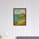 # all-groups - Seaside Jetty – Coastal Pelican Canvas Wall Art - Play By Print