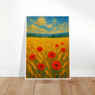# all-groups - Golden Poppy Field Print | Vibrant Impressionist Landscape - Play By Print
