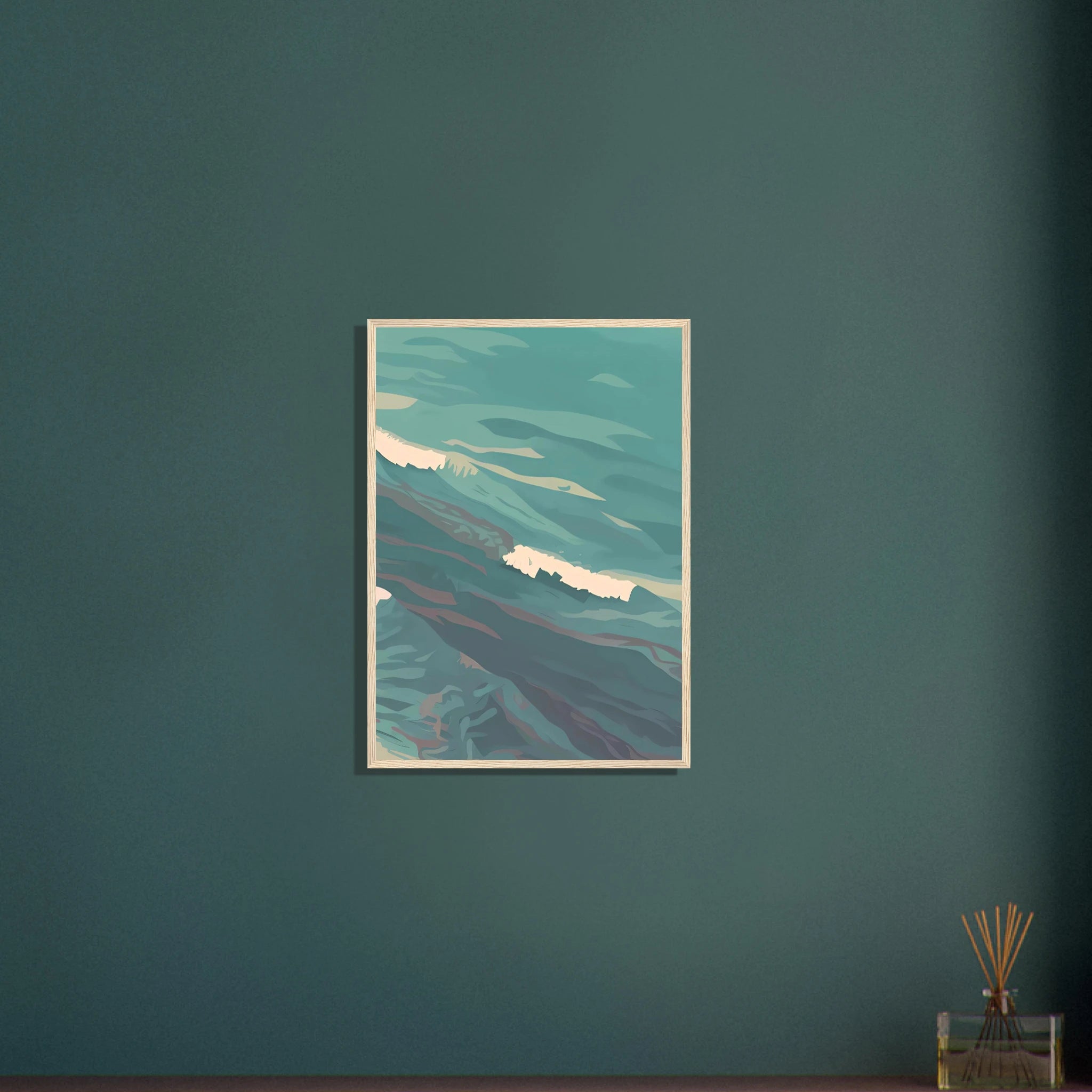 - Coastal Horizon Abstract Wall Art | Right Panel - Play By Print