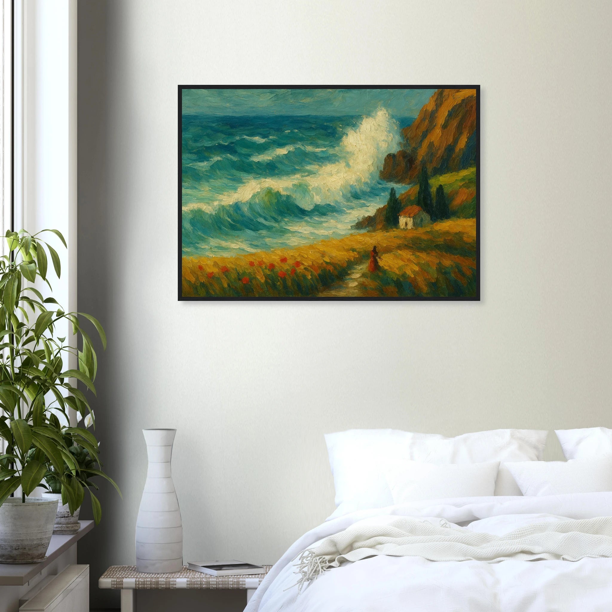 # all-groups - “Wild Coast” | Dramatic Ocean Wave Painting - Play By Print