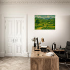 # all-groups - “Winding Through Green” | Rolling Hills Countryside Print - Play By Print