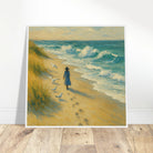 # all-groups - “Soft Steps by the Sea” | Serene Coastal Art Print - Play By Print