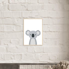 # all-groups - Koala – Minimalist Australian Animal Art Print | Calming Nursery & Playroom Wall Poster - Play By Print