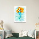 # all-groups - Ocean Beauty – Mermaid Watercolour Art Print 🧜♀️🌊 - Play By Print