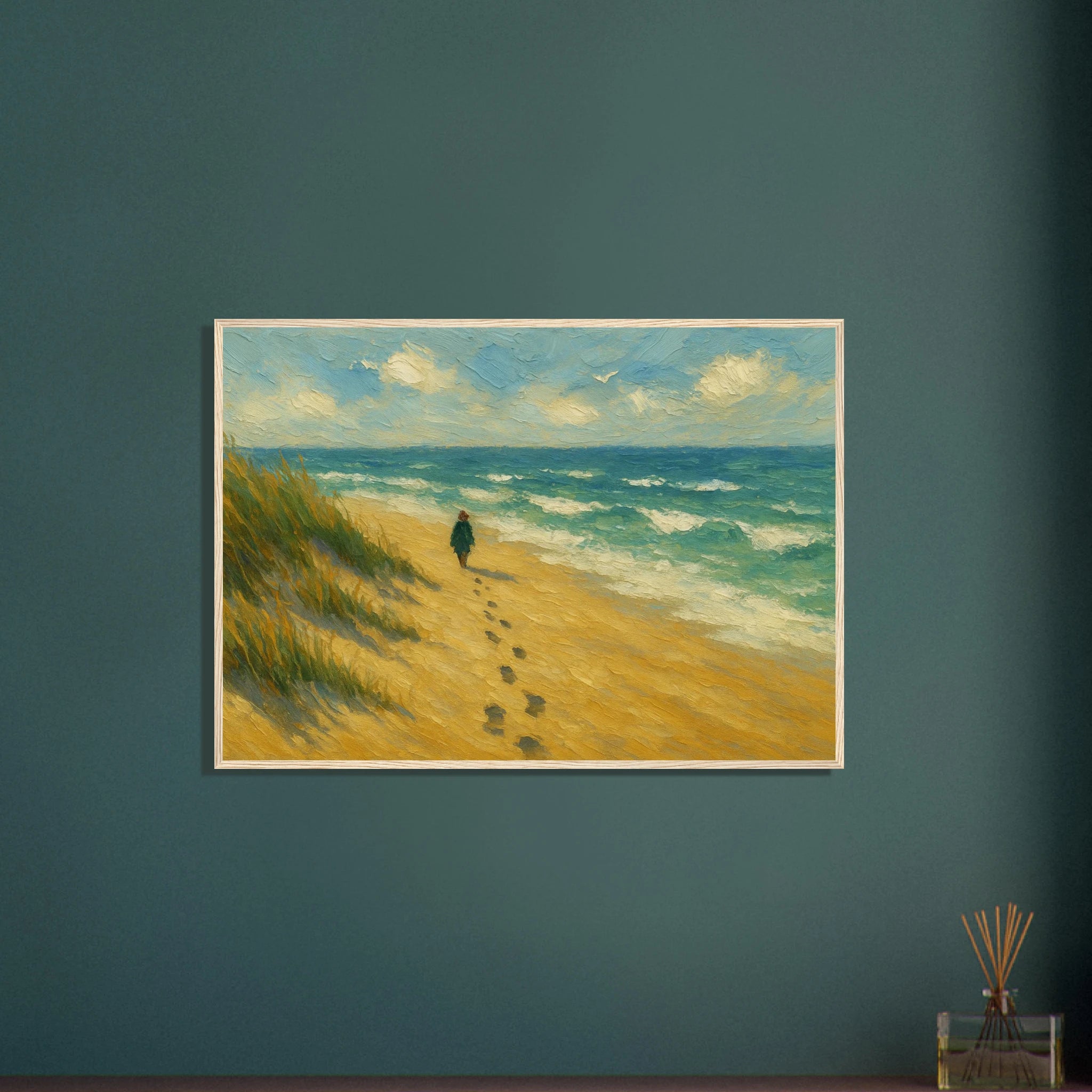 # all-groups - “Coastal Solitude” | Peaceful Beach Walk - Play By Print