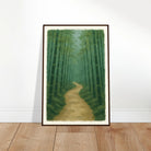 # all-groups - Bamboo Forest Path – Gouache Landscape Art Print - Play By Print