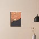 # all-groups - Amber Dusk – Abstract Mountain Sunset Wall Art by Daisy - Play By Print