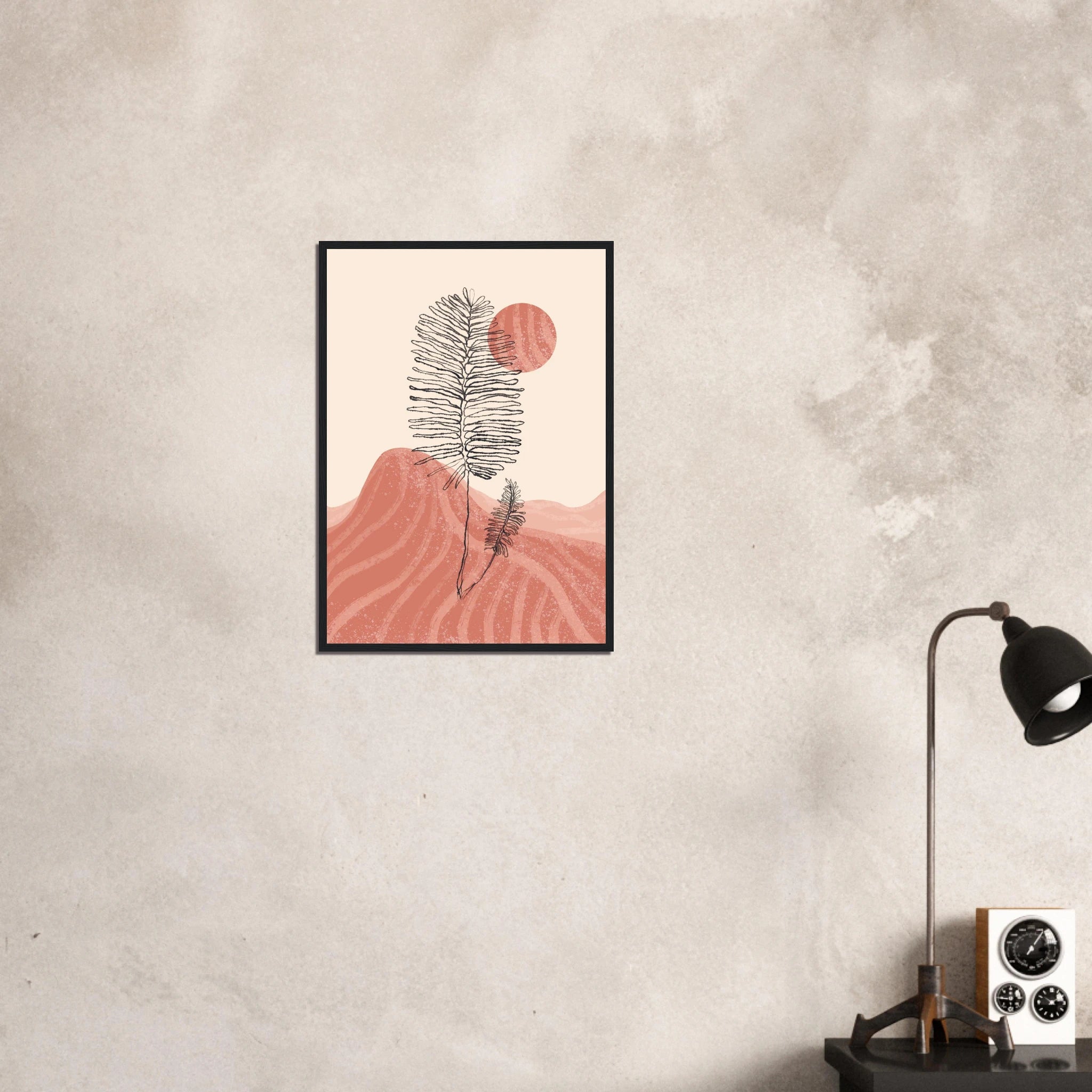 # all-groups - Terracotta Sun & Palm – Minimalist Abstract Desert Landscape by Daisy - Daisy