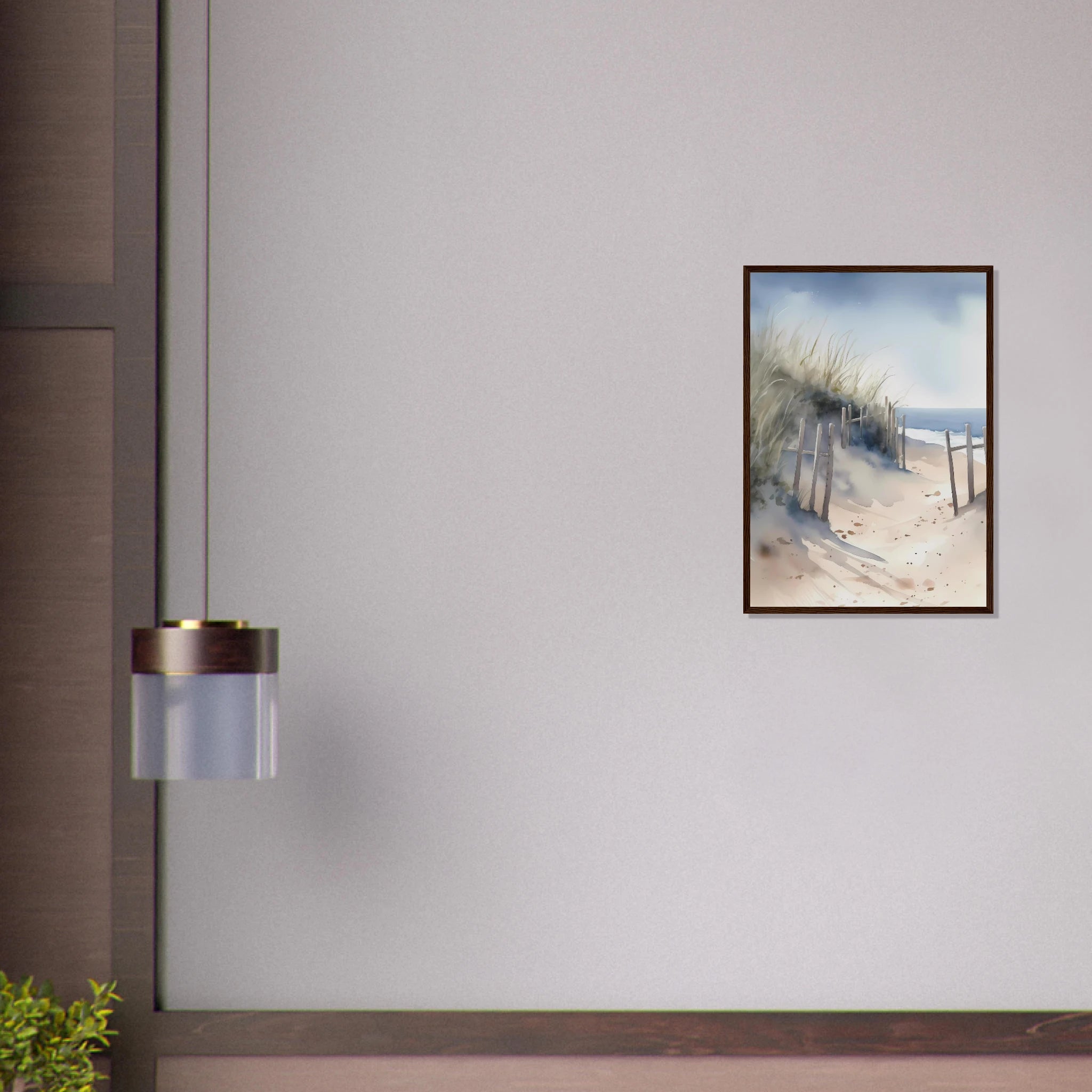 # all-groups - Windswept Shoreline Path – Coastal Art Print - Play By Print