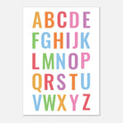Unframed - Bright Alphabet Poster – Colourful ABC Wall Art for Kids by Elena - Elena