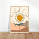 # all-groups - Minimalist Sun Print Boho Desert Landscape Wall Art - Play By Print