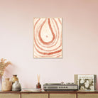 # all-groups - Terracotta Rings – Abstract Organic Form Wall Art Print - Daisy