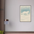 # all-groups - Silent Steps – Arctic Fox in Snow Wall Art Print - Play By Print
