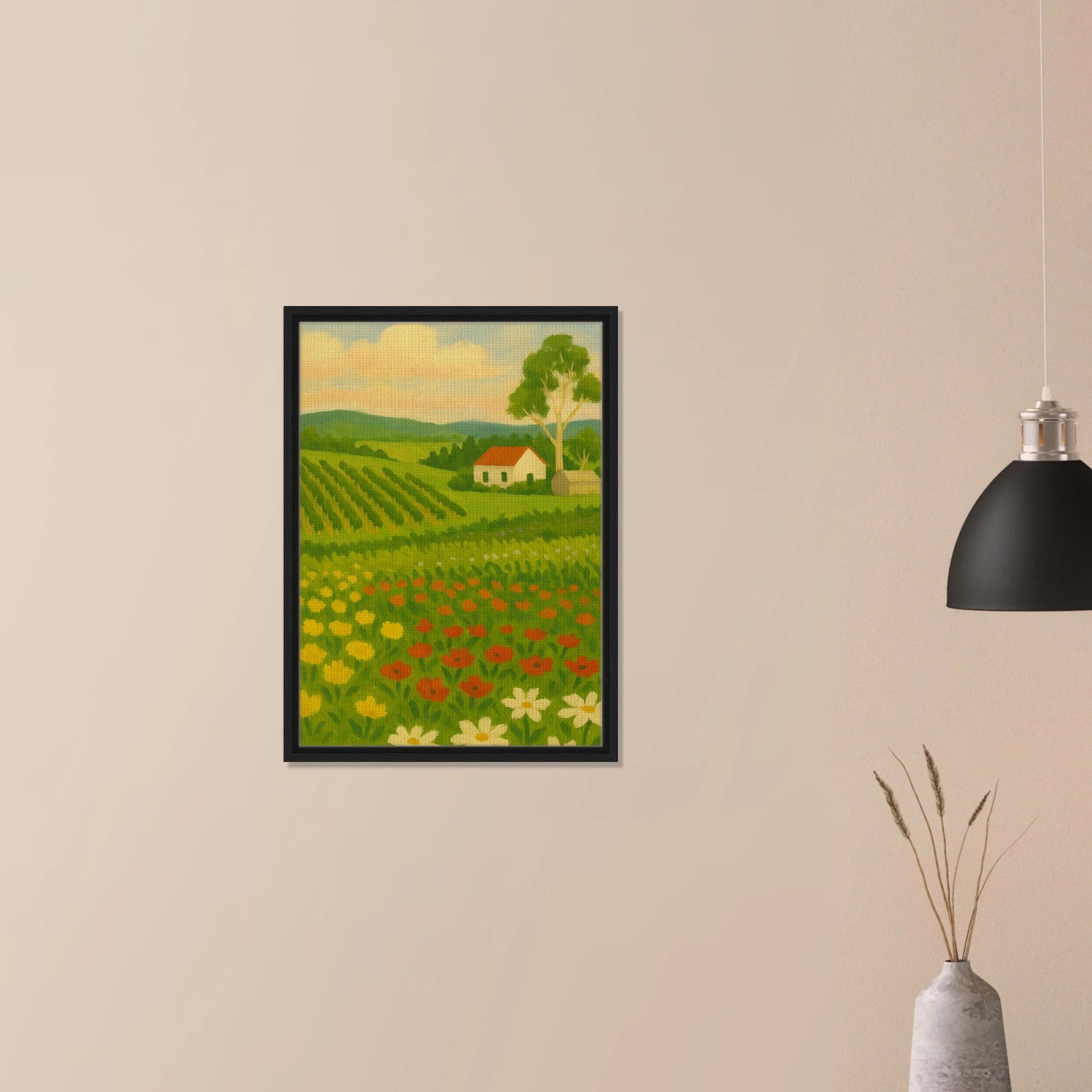 # all-groups - Vineyard & Wildflowers – Australian Countryside Canvas Wall Art - Play By Print