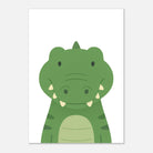 Unframed - Crocodile – Minimalist Jungle Animal Art Print - Play By Print