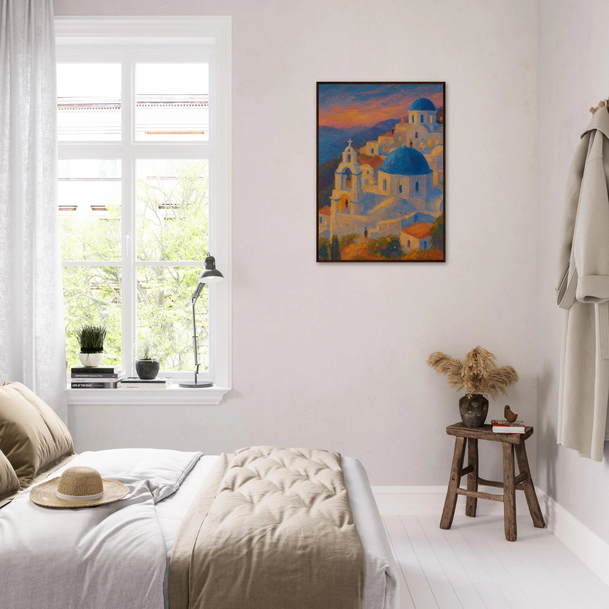 # all-groups - "Sunset Over Santorini" Print | Mediterranean Wall Art - Play By Print