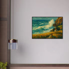 # all-groups - “Wild Coast” | Dramatic Ocean Wave Painting - Play By Print