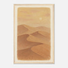 Wood frame 30x45 cm 12x18″ - Golden Haze – Soft Desert Dunes Wall Art Print - Play By Print