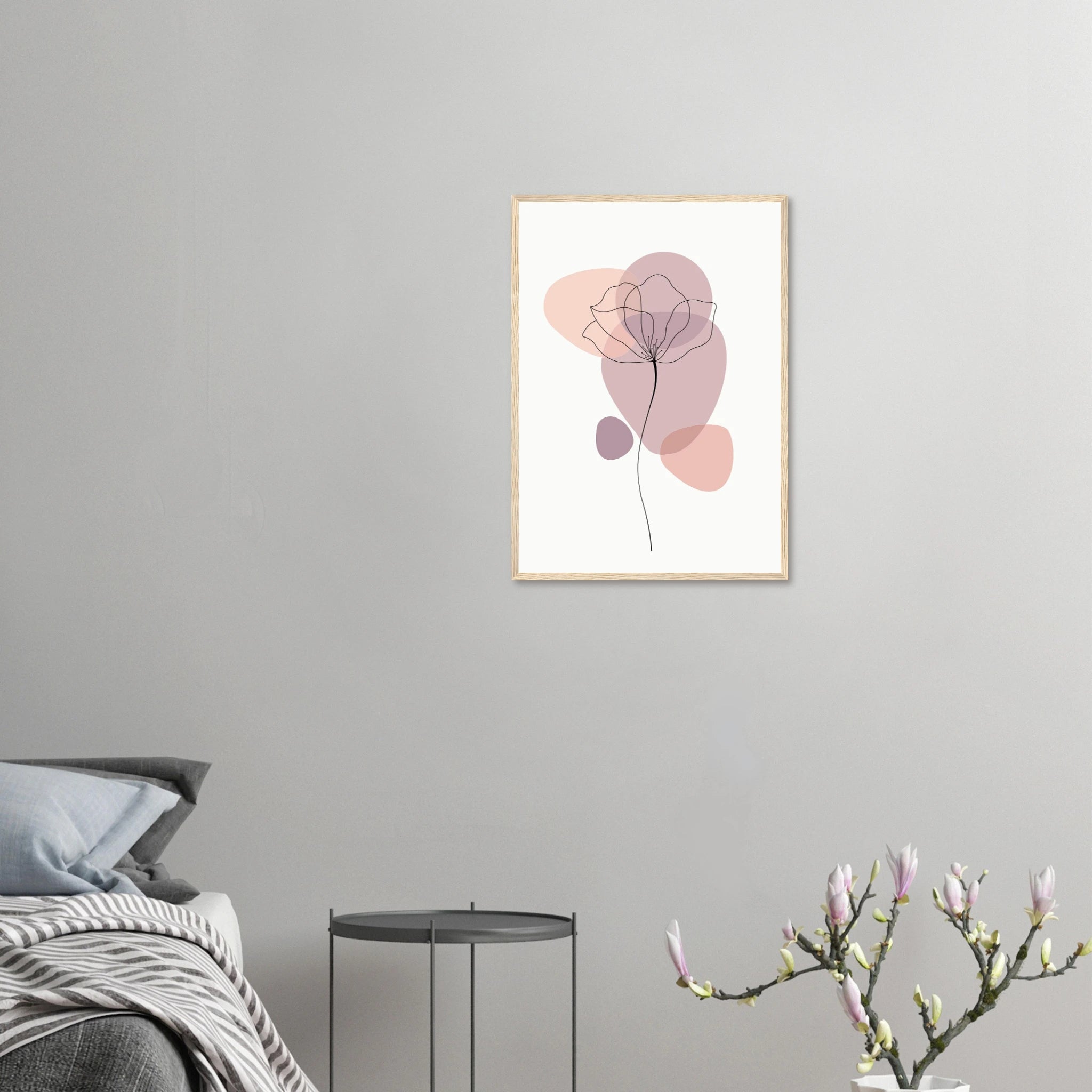 # all-groups - Minimalist Poppy Flower Art Print - Jerin