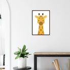 # all-groups - Giraffe – Minimalist Animal Art Print | Safari Nursery or Kids' Room Poster - Play By Print