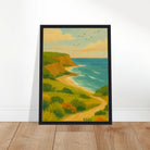 # all-groups - Coastal Cliffs Walk – Scenic Ocean Landscape Canvas Wall Art - Play By Print