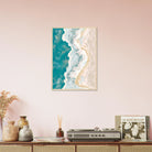 # all-groups - Golden Shoreline – Textured Coastal Abstract Beach Art - Play By Print