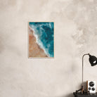 # all-groups - Stormy Shoreline – Moody Coastal Watercolour Art Print - Daisy